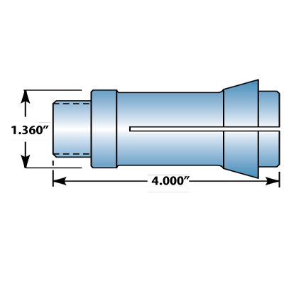 JC Collet 1/32" Round Small Hole