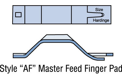 AF10, Hex, Feed Finger Pad