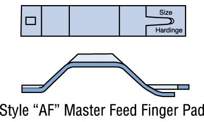 AF6, Hex, Chrome, Feed Finger Pad