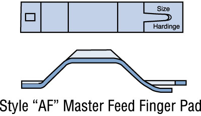 AF16, Round, Feed Finger Pad