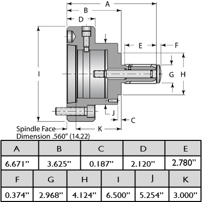 #600 A2-6 Expanding Collet Assembly