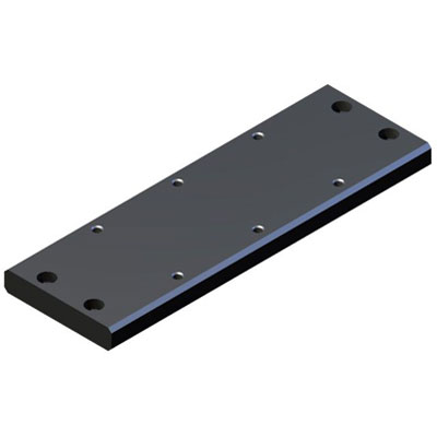 Fixture Plate (steel) 4 x 12" for 5C, A2-4 Trunnions