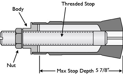 25C Solid Stop Assembly (25C-SS)